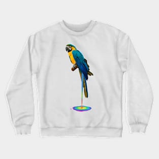 The blue-and-gold macaw, is a large South American parrot. Crewneck Sweatshirt